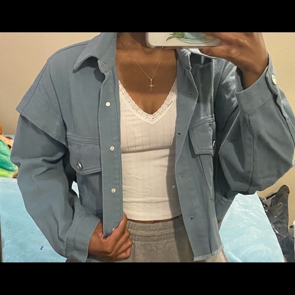 Creme Of The Crop Denim Jacket - Picture 2 of 4